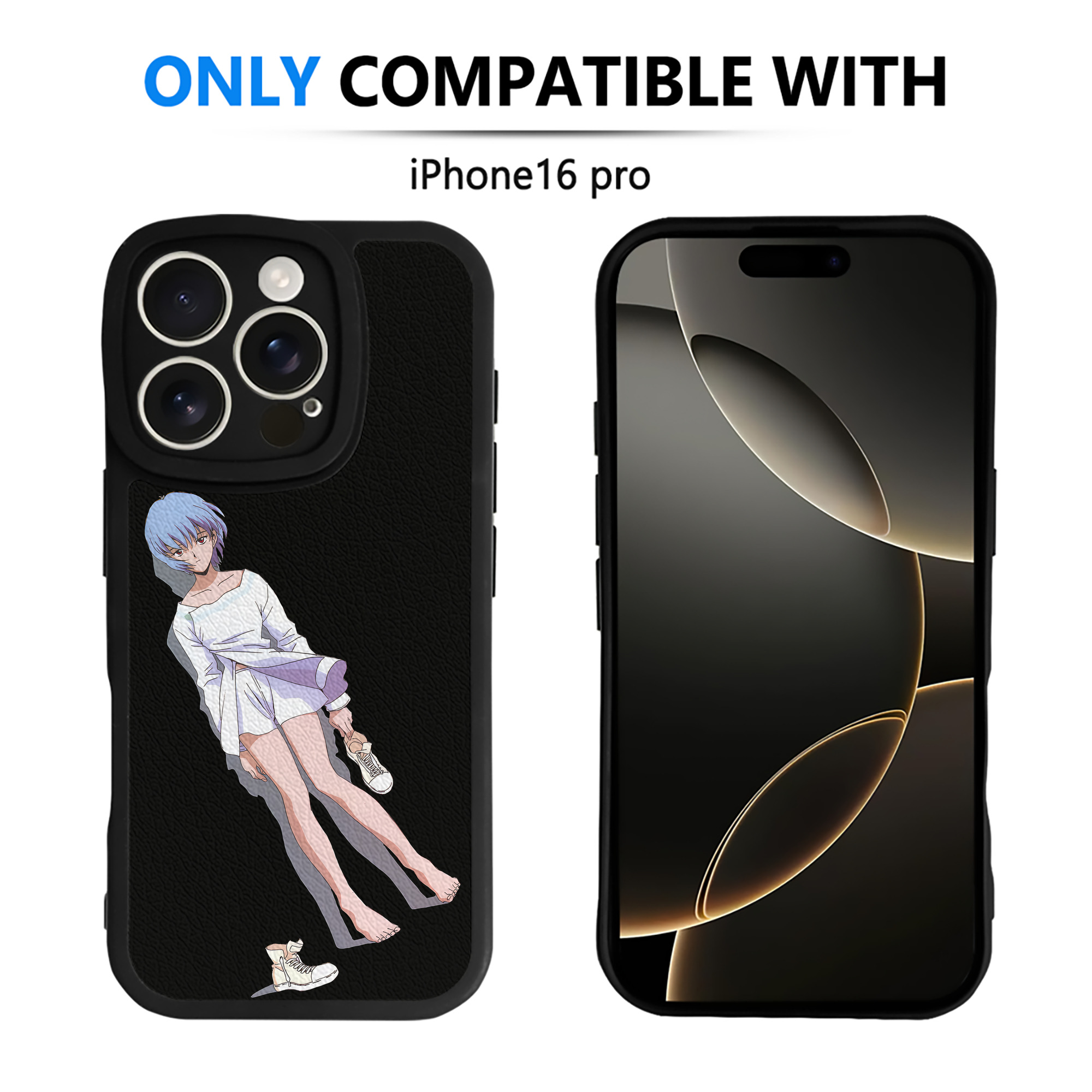 （画像用） EVA 新世紀エヴァンゲリオン 【iPhone 16シリーズ対応】シリコンスマホケース（レザー調） 材質：シリコン